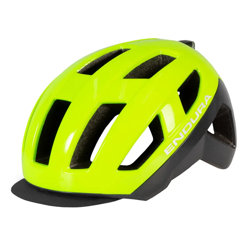 Endura Urban Luminite Helmet - Hi-Viz Yellow 2 Endura Urban Luminite Helmet - Hi-Viz Yellow - Image 2