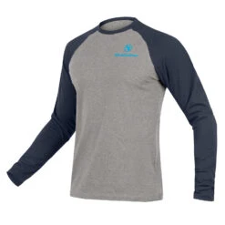 Endura One Clan Raglan Men's Long Sleeve Casual T-shirt - Grey 6 Endura One Clan Raglan Men's Long Sleeve Casual T-shirt - Grey -Cycle Fix E3151BI lg
