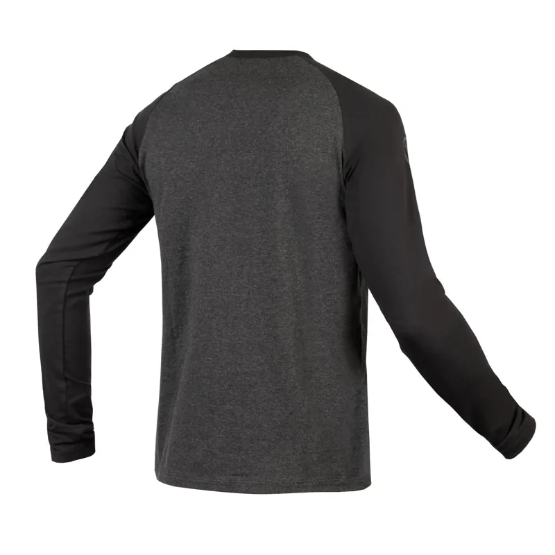 Endura One Clan Raglan Men's Long Sleeve Casual T-shirt - Grey 1 Endura One Clan Raglan Men's Long Sleeve Casual T-shirt - Grey