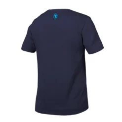 Endura One Clan Stacked Organic Men's Casual T-Shirt - Ink Blue -Cycle Fix E3223BI back lg