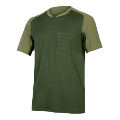 Endura GV500 Foyle Men's Causal T-Shirt - Olive Green 13 Endura GV500 Foyle Men's Causal T-Shirt - Olive Green -Cycle Fix E5084GOOLIGRN