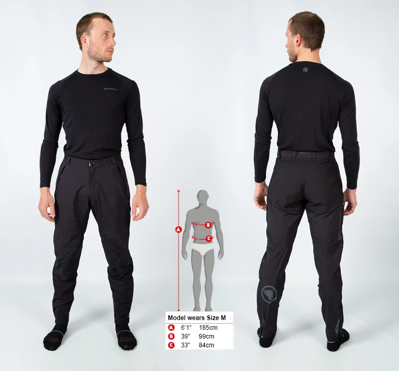 Endura MT500 Waterproof Trouser II - Black 7 Endura MT500 Waterproof Trouser II - Black - Image 7