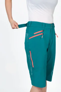 Endura SingleTrack II Women's Baggy Shorts - Spruce Green -Cycle Fix E8116GSSpruceGRN 4