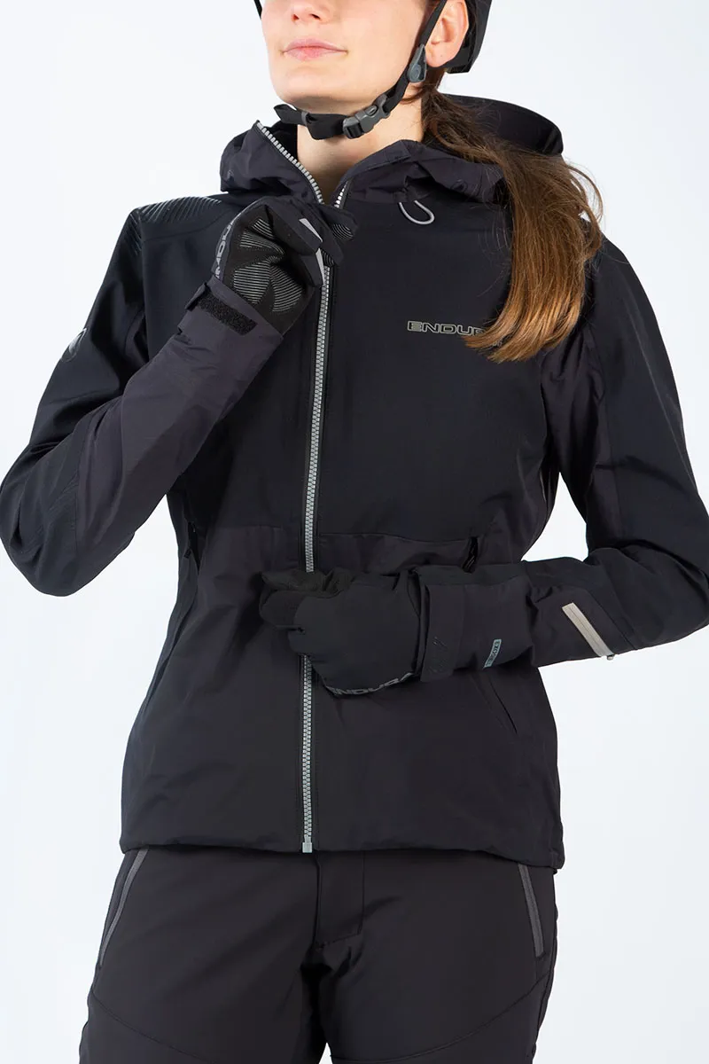 Endura MT500 Waterproof Women's Jacket - Black 2 Endura MT500 Waterproof Women's Jacket - Black - Image 2