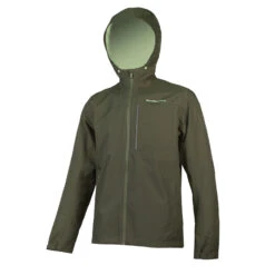 Endura Hummvee Waterproof Hooded Men's Jacket - Fossil -Cycle Fix E9156BO lg