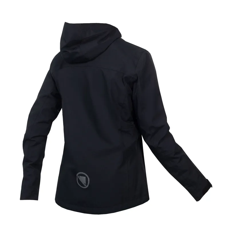 Endura Hummvee Waterproof Women's Hooded Jacket - Black 2 Endura Hummvee Waterproof Women's Hooded Jacket - Black - Image 2