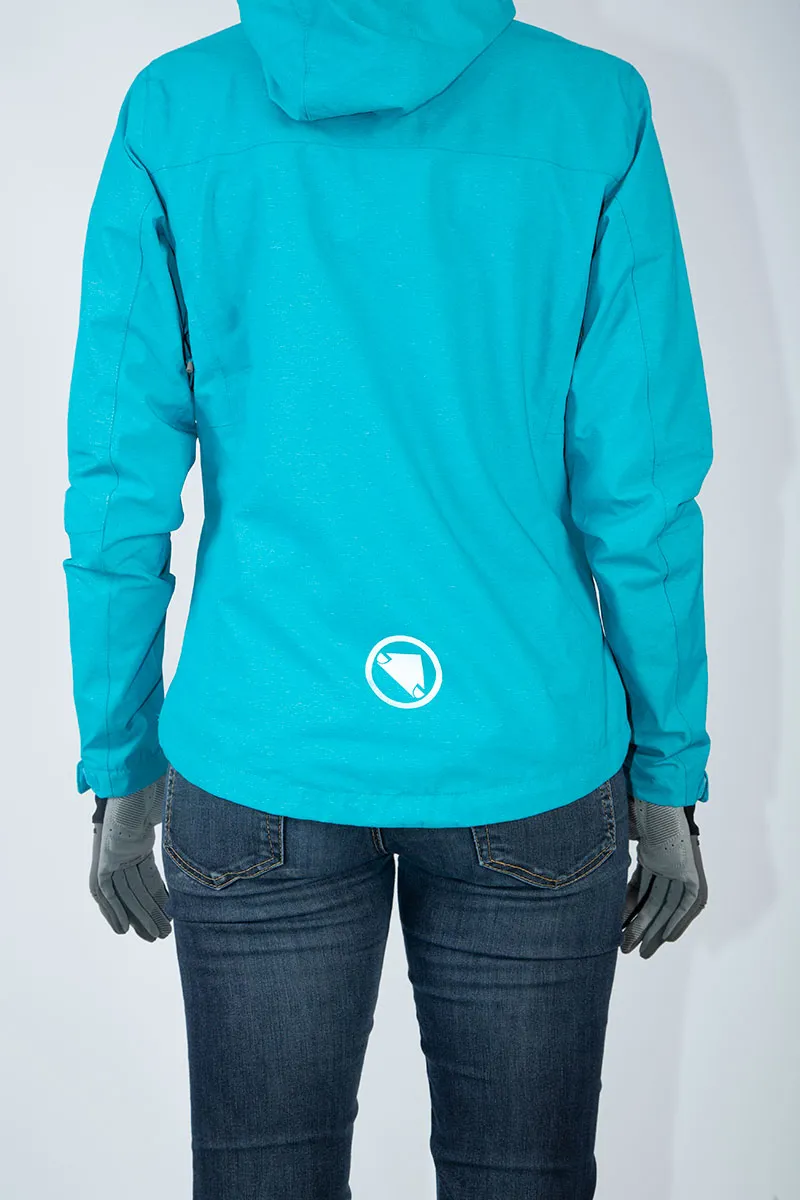 Endura Hummvee Waterproof Women's Hooded Jacket - Pacific Blue 10 Endura Hummvee Waterproof Women's Hooded Jacket - Pacific Blue - Image 10
