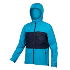 Endura SingleTrack II Waterproof Men's Jacket - Paprika 10 Endura SingleTrack II Waterproof Men's Jacket - Paprika -Cycle Fix E9176BEElectricBLU 1 2