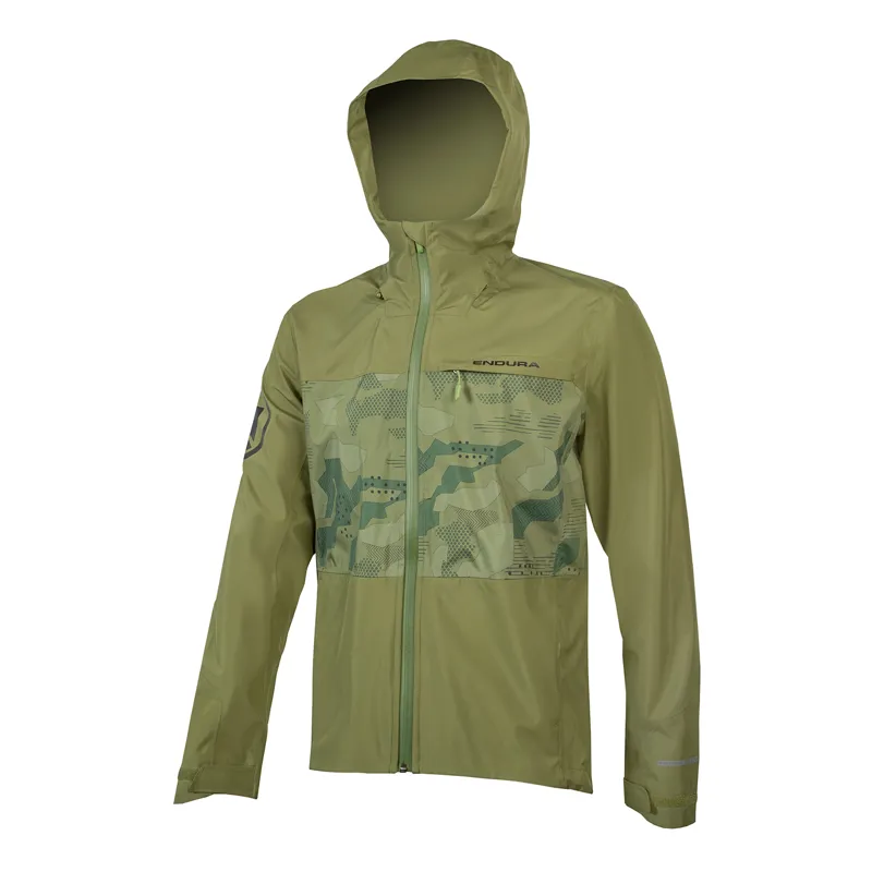 Endura SingleTrack II Waterproof Men's Jacket - Olive Green 5 Endura SingleTrack II Waterproof Men's Jacket - Olive Green - Image 5