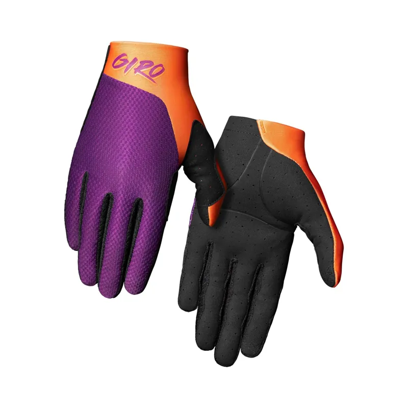 Giro Trixter Youth Long Finger Gloves - Purple 2 Giro Trixter Youth Long Finger Gloves - Purple - Image 2