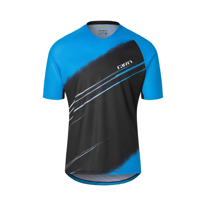 Giro Roust Short Sleeve Men's Jersey - Blue Actuator 1 Giro Roust Short Sleeve Men's Jersey - Blue Actuator