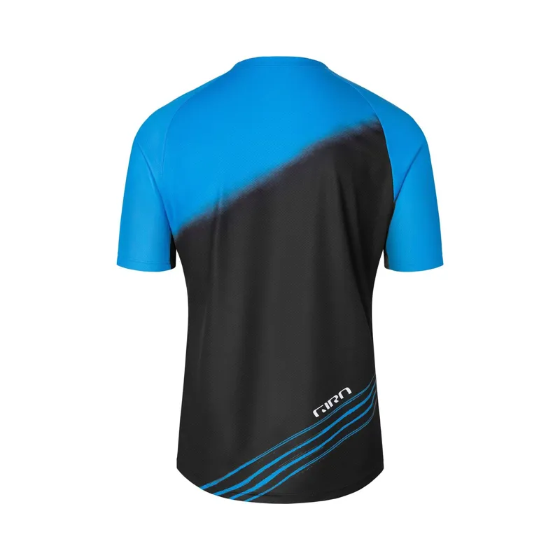 Giro Roust Short Sleeve Men's Jersey - Blue Actuator 4 Giro Roust Short Sleeve Men's Jersey - Blue Actuator - Image 4