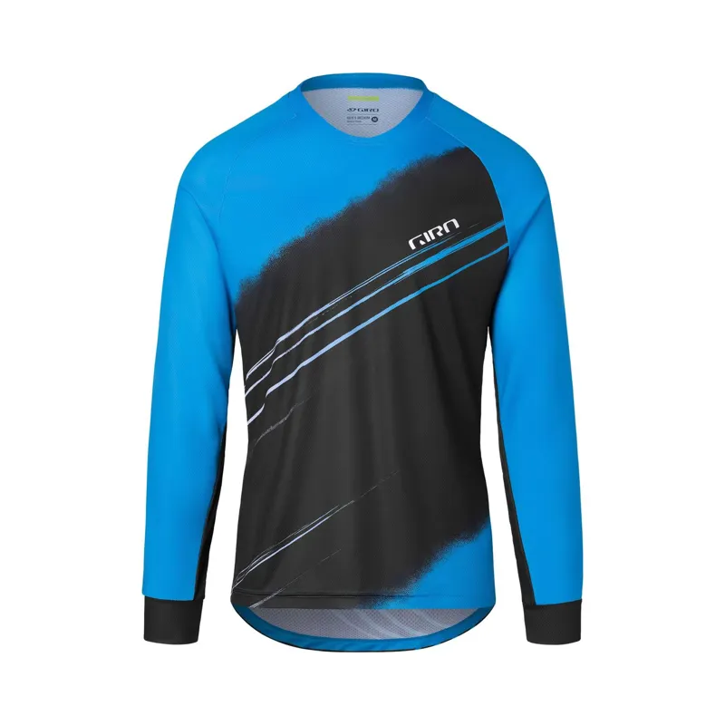 Giro Roust Long Sleeve Men's Jersey - Blue Actuator 2 Giro Roust Long Sleeve Men's Jersey - Blue Actuator - Image 2