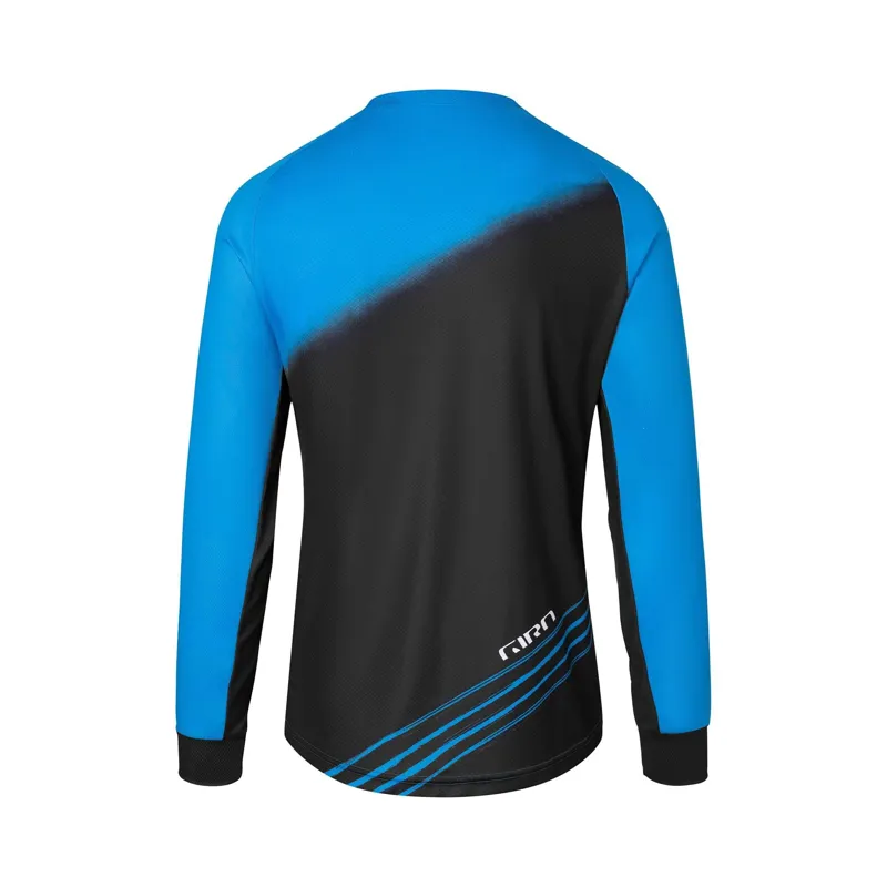 Giro Roust Long Sleeve Men's Jersey - Blue Actuator 1 Giro Roust Long Sleeve Men's Jersey - Blue Actuator