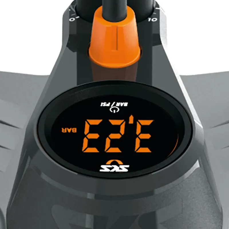 SKS Air-X-Plorer Digi 10.0 Floor Pump - Black 1 SKS Air-X-Plorer Digi 10.0 Floor Pump - Black