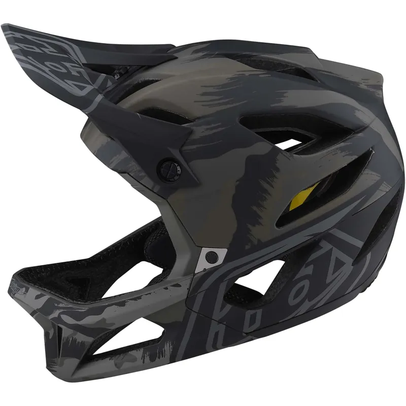 Troy Lee Designs Stage MIPS Full Face Helmet - Brush Camo Military 2 Troy Lee Designs Stage MIPS Full Face Helmet - Brush Camo Military - Image 2