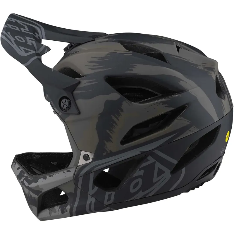 Troy Lee Designs Stage MIPS Full Face Helmet - Brush Camo Military 9 Troy Lee Designs Stage MIPS Full Face Helmet - Brush Camo Military - Image 9