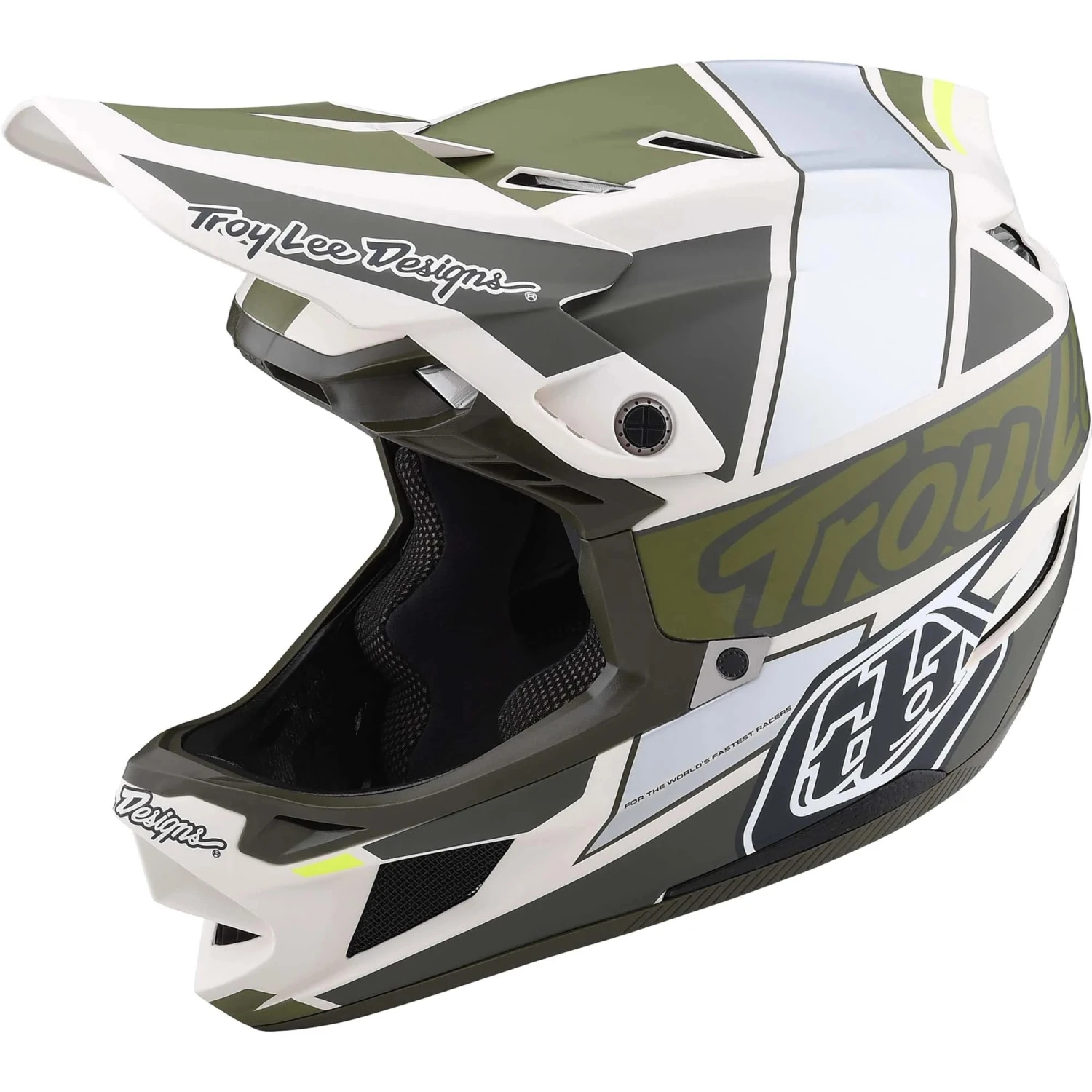 Troy Lee Designs D4 Composite MIPS Full Face Helmet - Shadow Glo Red 5 Troy Lee Designs D4 Composite MIPS Full Face Helmet - Shadow Glo Red - Image 5