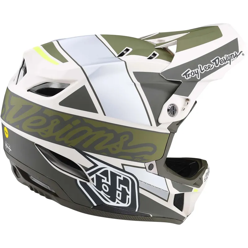 Troy Lee Designs D4 Composite MIPS Full Face Helmet - Team Military 7 Troy Lee Designs D4 Composite MIPS Full Face Helmet - Team Military - Image 7
