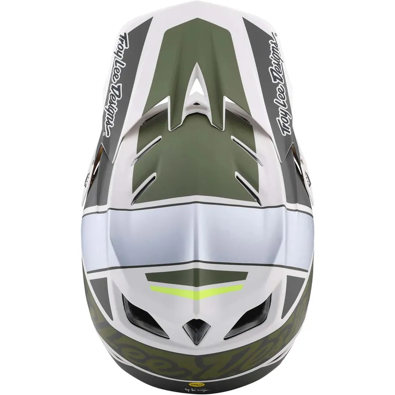 Troy Lee Designs D4 Composite MIPS Full Face Helmet - Team Military 12 Troy Lee Designs D4 Composite MIPS Full Face Helmet - Team Military - Image 12