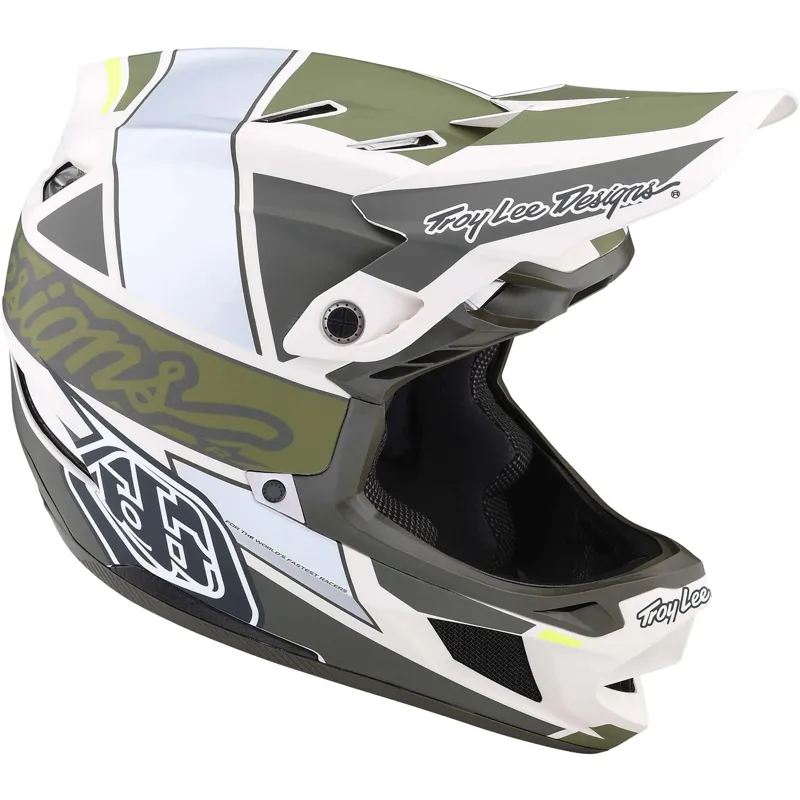 Troy Lee Designs D4 Composite MIPS Full Face Helmet - Team Military 4 Troy Lee Designs D4 Composite MIPS Full Face Helmet - Team Military - Image 4