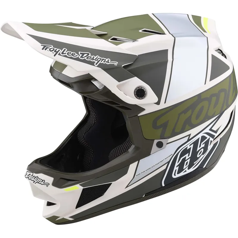 Troy Lee Designs D4 Composite MIPS Full Face Helmet - Team Military 11 Troy Lee Designs D4 Composite MIPS Full Face Helmet - Team Military - Image 11