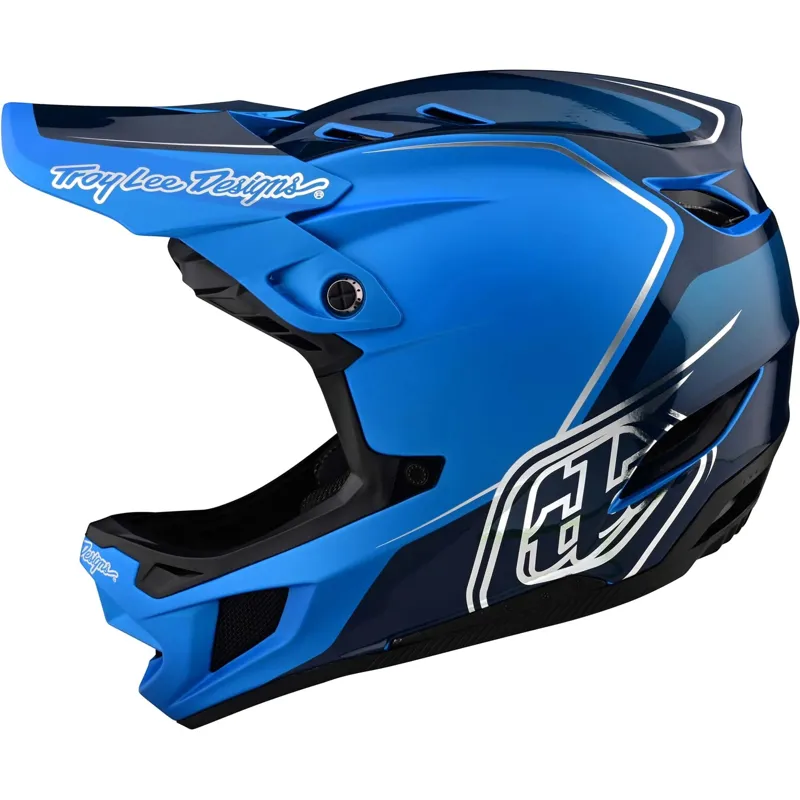 Troy Lee Designs D4 Composite MIPS Full Face Helmet - Shadow Blue 3 Troy Lee Designs D4 Composite MIPS Full Face Helmet - Shadow Blue - Image 3