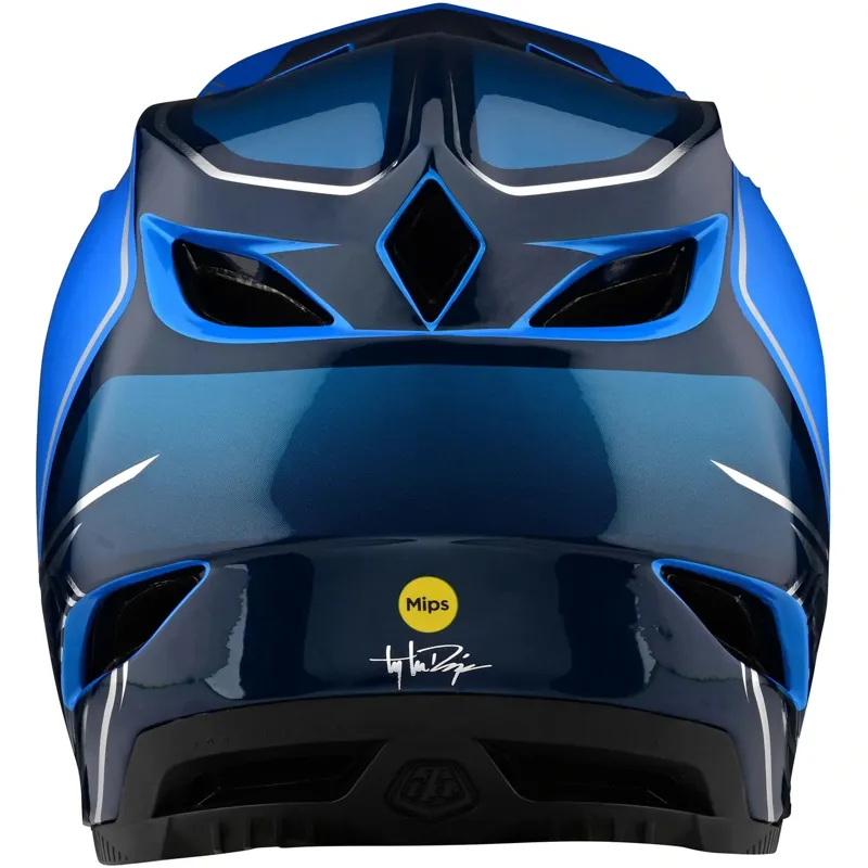 Troy Lee Designs D4 Composite MIPS Full Face Helmet - Shadow Blue 14 Troy Lee Designs D4 Composite MIPS Full Face Helmet - Shadow Blue - Image 14