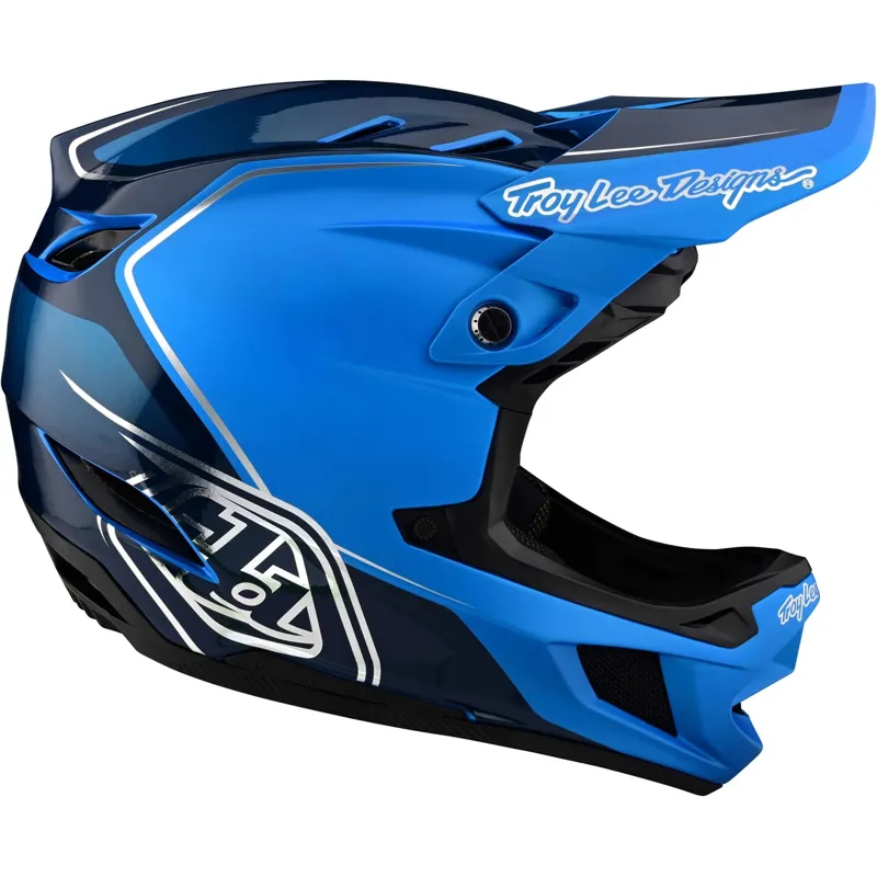 Troy Lee Designs D4 Composite MIPS Full Face Helmet - Shadow Blue 8 Troy Lee Designs D4 Composite MIPS Full Face Helmet - Shadow Blue - Image 8