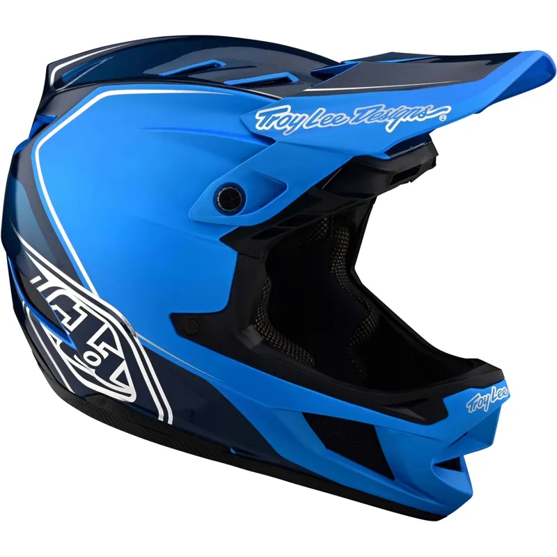 Troy Lee Designs D4 Composite MIPS Full Face Helmet - Shadow Blue 13 Troy Lee Designs D4 Composite MIPS Full Face Helmet - Shadow Blue - Image 13