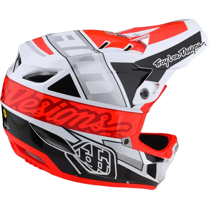 Troy Lee Designs D4 Composite MIPS Full Face Helmet - Team SRAM 13 Troy Lee Designs D4 Composite MIPS Full Face Helmet - Team SRAM - Image 13