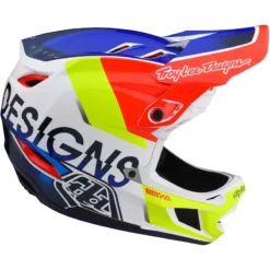 Troy Lee Designs D4 Composite MIPS Full Face Helmet - Qualifier White/Blue 28 Troy Lee Designs D4 Composite MIPS Full Face Helmet - Qualifier White/Blue -Cycle Fix TLD14055902 7