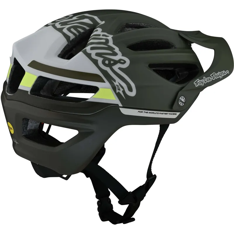 Troy Lee Designs A2 MIPS MTB Helmet - Silhouette Green 4 Troy Lee Designs A2 MIPS MTB Helmet - Silhouette Green - Image 4