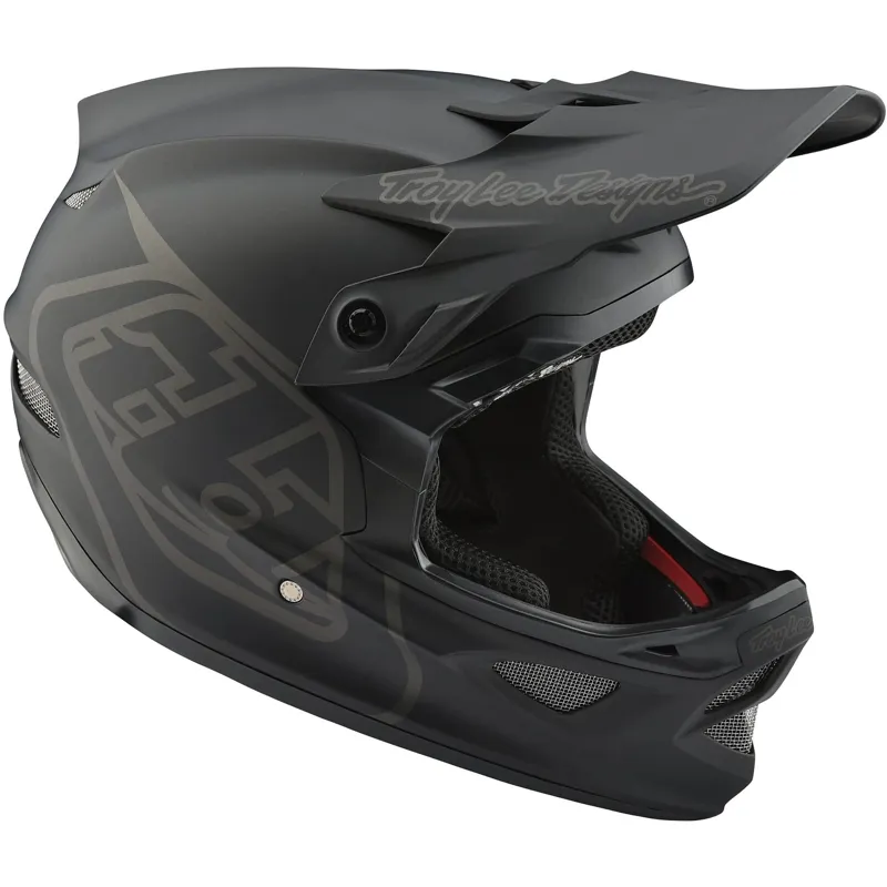 Troy Lee Designs D3 Fiberlite MIPS Full Face Helmet - Mono Black 5 Troy Lee Designs D3 Fiberlite MIPS Full Face Helmet - Mono Black - Image 5