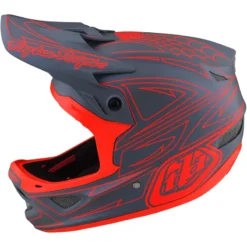 Troy Lee Designs D3 Fiberlite MIPS Full Face Helmet - Slant Green -Cycle Fix TLD19855001 2