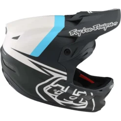 Troy Lee Designs D3 Fiberlite MIPS Full Face Helmet - Slant Green