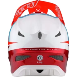 Troy Lee Designs D3 Fiberlite MIPS Full Face Helmet - Slant Red -Cycle Fix TLD19874401 4