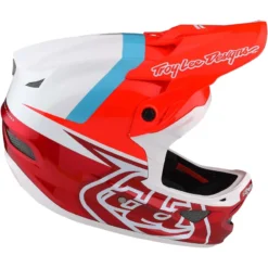 Troy Lee Designs D3 Fiberlite MIPS Full Face Helmet - Slant Red -Cycle Fix TLD19874401 6