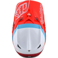 Troy Lee Designs D3 Fiberlite MIPS Full Face Helmet - Slant Red -Cycle Fix TLD19874401 7