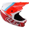 Troy Lee Designs D3 Fiberlite MIPS Full Face Helmet - Slant Red