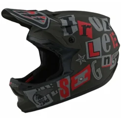 Troy Lee Designs D3 Fiberlite Full Face Helmet - Anarchy - Olive 15 Troy Lee Designs D3 Fiberlite Full Face Helmet - Anarchy - Olive -Cycle Fix TLD198AnarchyOlive 1