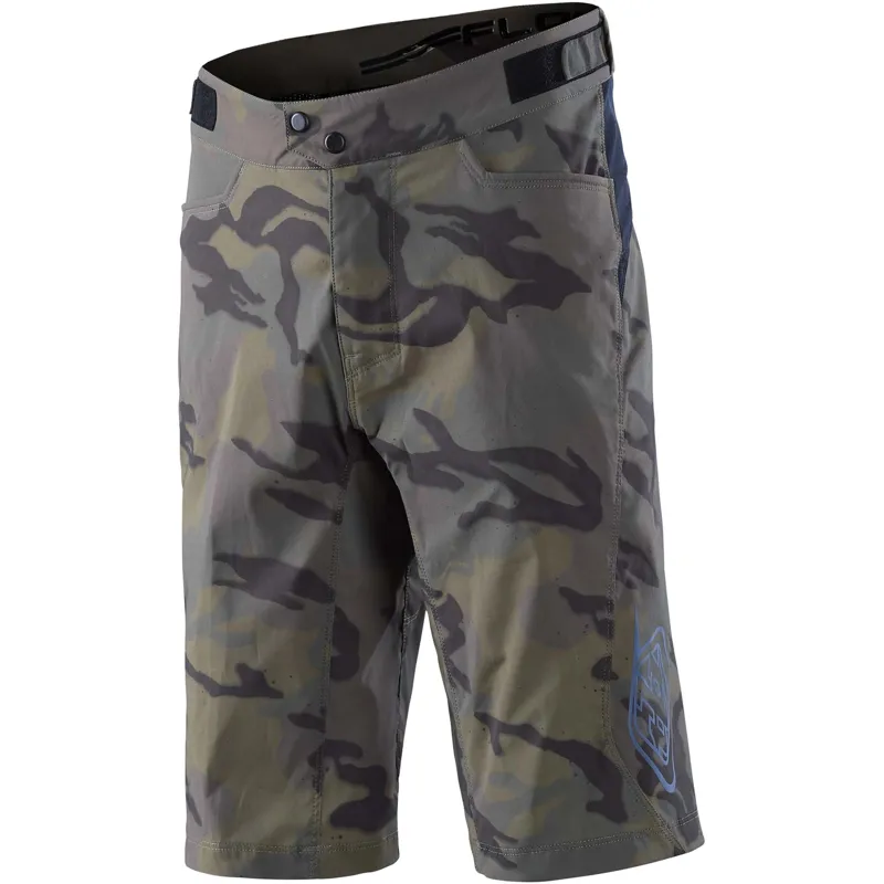 Troy Lee Designs Flowline Men's Baggy Shorts With Liner - Charcoal 2 Troy Lee Designs Flowline Men's Baggy Shorts With Liner - Charcoal - Image 2