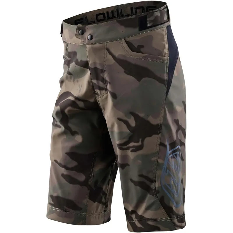 Troy Lee Designs Flowline Youth Shell Only Shorts - Spray Camo Army 3 Troy Lee Designs Flowline Youth Shell Only Shorts - Spray Camo Army - Image 3