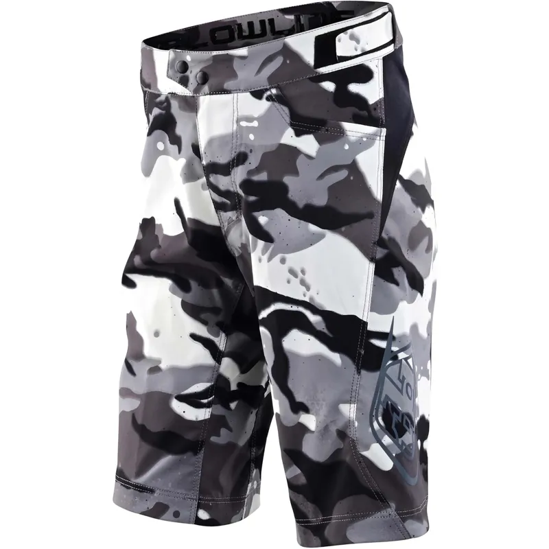 Troy Lee Designs Flowline Youth Shell Only Shorts - Spray Camo Army 1 Troy Lee Designs Flowline Youth Shell Only Shorts - Spray Camo Army