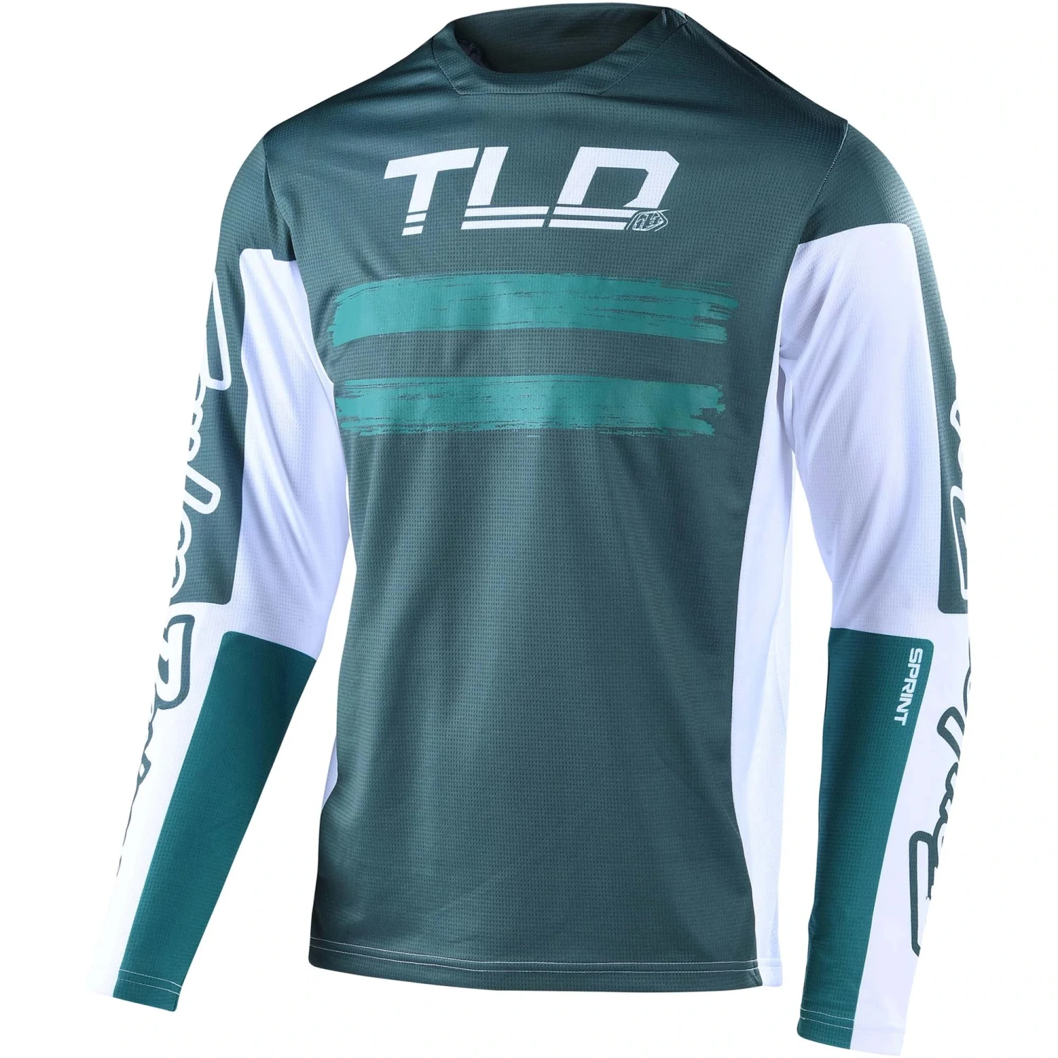 Troy Lee Designs Sprint Men's Long Sleeve Jersey - Drop In Black/Green 9 Troy Lee Designs Sprint Men's Long Sleeve Jersey - Drop In Black/Green - Image 9