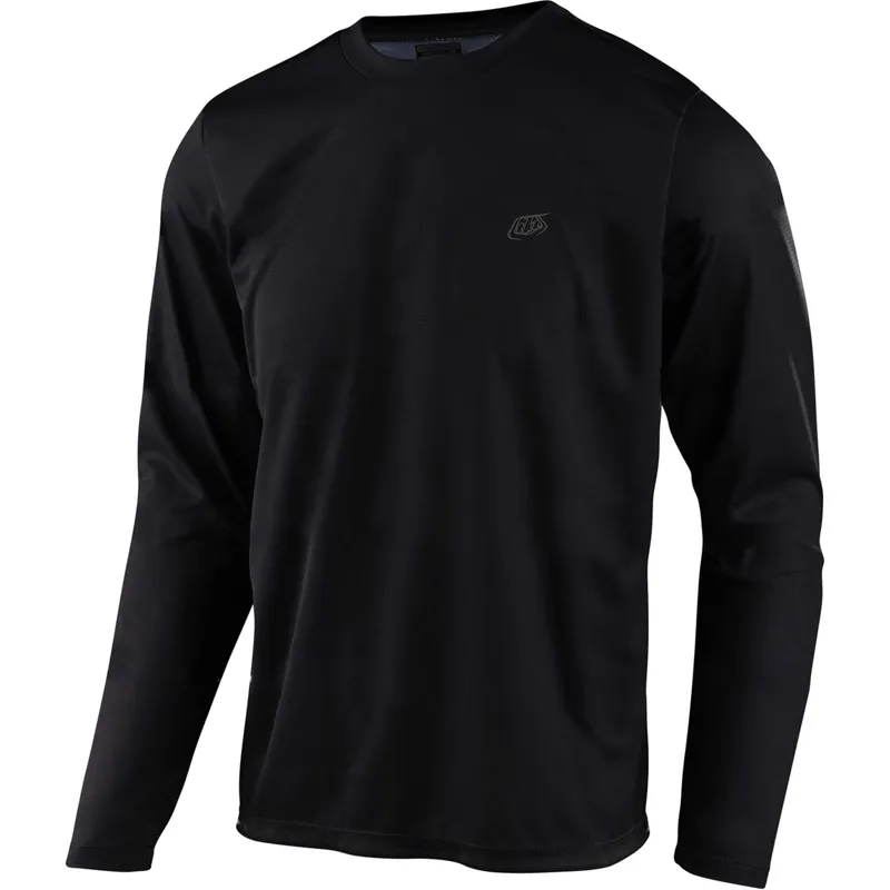 Troy Lee Designs Troy Lee Flowline Men's Long Sleeve Jersey - Plot Charcoal 4 Troy Lee Designs Troy Lee Flowline Men's Long Sleeve Jersey - Plot Charcoal - Image 4