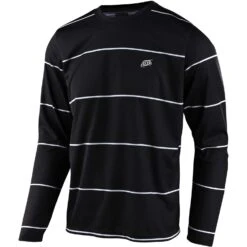 Troy Lee Designs Troy Lee Flowline Men's Long Sleeve Jersey - Black 7 Troy Lee Designs Troy Lee Flowline Men's Long Sleeve Jersey - Black -Cycle Fix TLD346StackedBlack 1