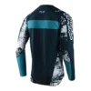 Troy Lee Designs Troy Lee Sprint Ultra Long Sleeve Jersey - Grime Marine/Blue Bird