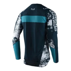 Troy Lee Designs Troy Lee Sprint Ultra Long Sleeve Jersey - Grime Marine/Blue Bird