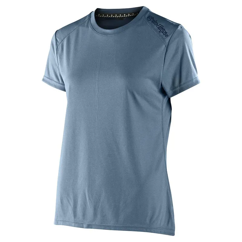 Troy Lee Designs Lilium Womens Short Sleeve Jersey - Heather Smoke Blue 4 Troy Lee Designs Lilium Womens Short Sleeve Jersey - Heather Smoke Blue - Image 4